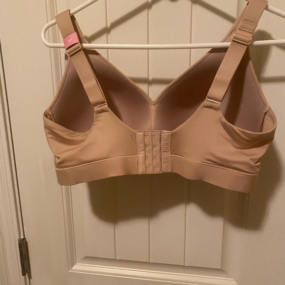 Cacique Comfort Bliss Nude/Tan Smooth Full Coverage Wireless Bra-Size 38D - Picture 2 of 5